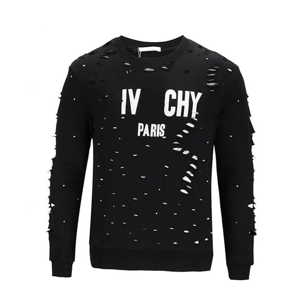 

mens hoodies designer hoodie street hip hop cotton loose fit womens sweatshirt265y, Black