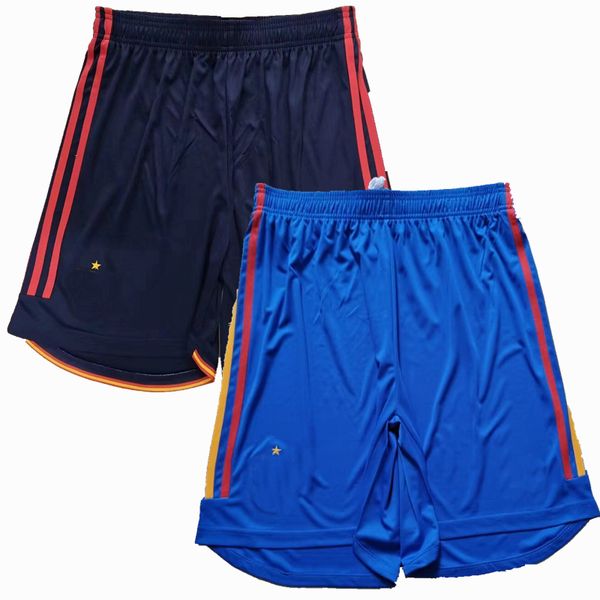 

2022 2023 spain soccer shorts national team asensio morata ferran pedri sarabia thiago ansu fati azpilicueta 22 23 football sports training, Black;red