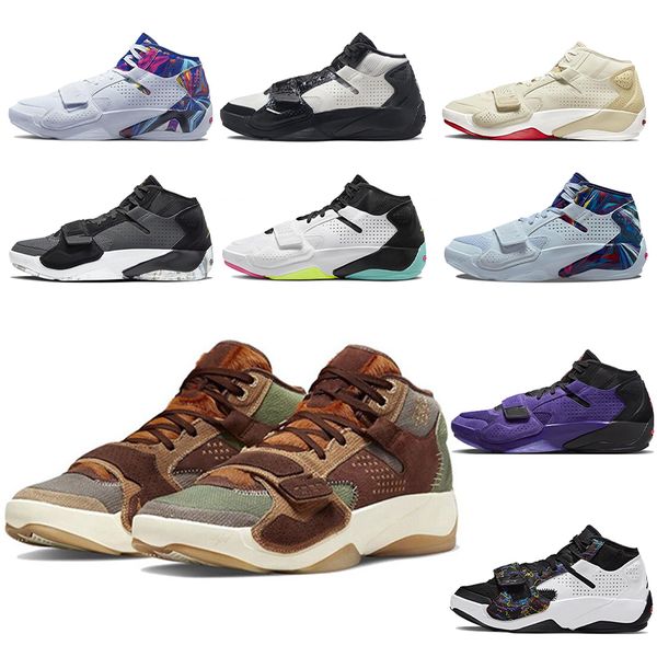 

zion 2 men basketball shoes jumpman white hope diamond hyper royal white volt dynamic turquoise voodoo williamson pf 2022 authentic trainers