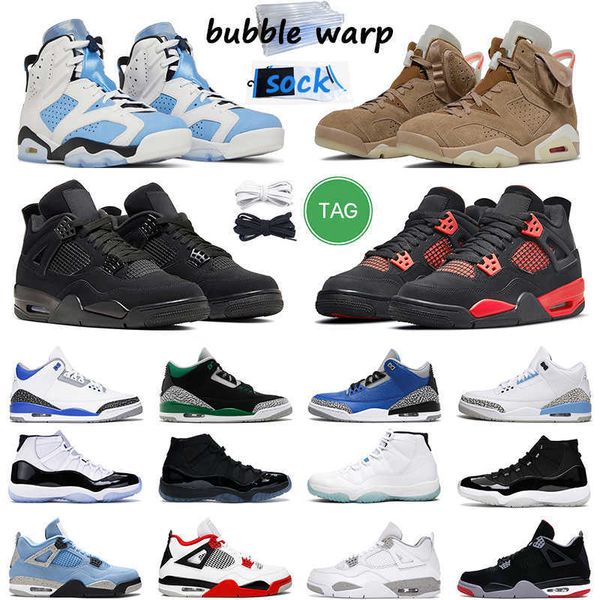 

basketball shoes outdoor trainer black cat red thunder sail 6s unc british khaki mens men women
