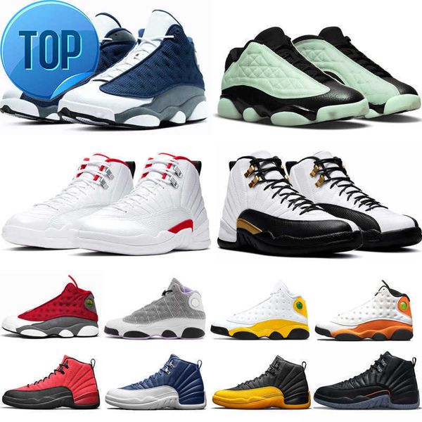

1 men basketball shoes 12s winterized wntr royalty taxi indigo red flint singles day 13s playground mens sports sneakers 7-13 unc