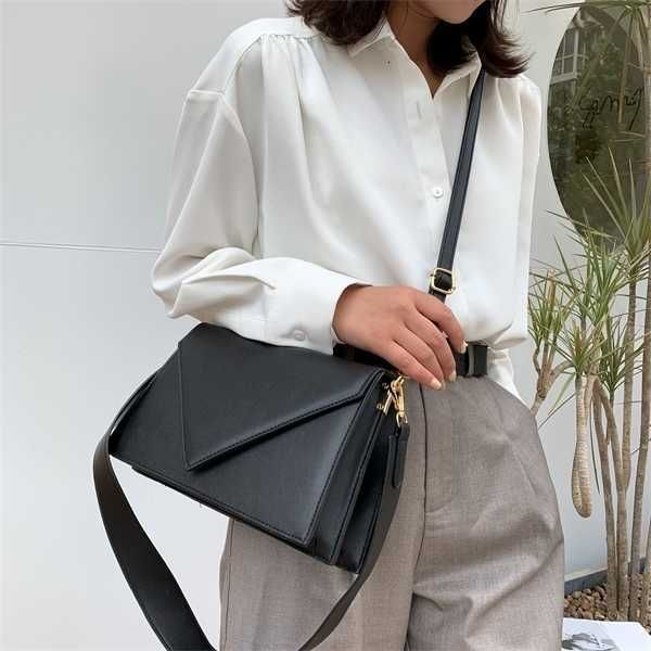 

evening bag new pu leather crossbody bags for women 2021 luxury handbags women's designer simple solid color travel shoulder hand c0315