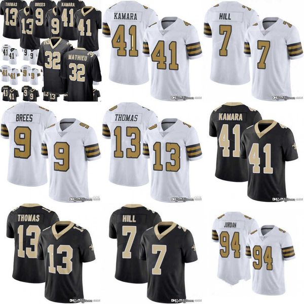 

football jerseys men women new''orleans''saints''2 jameis winston 9 drew brees 41 alvin kamara 23 marshon latt, Black;red