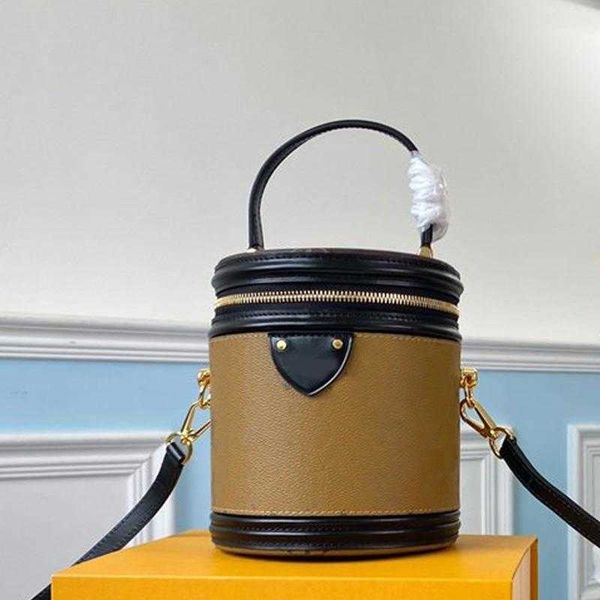 

2022 lady handbags purse real leather women classic bags shoulder bag old flower zipper removable strap wallets