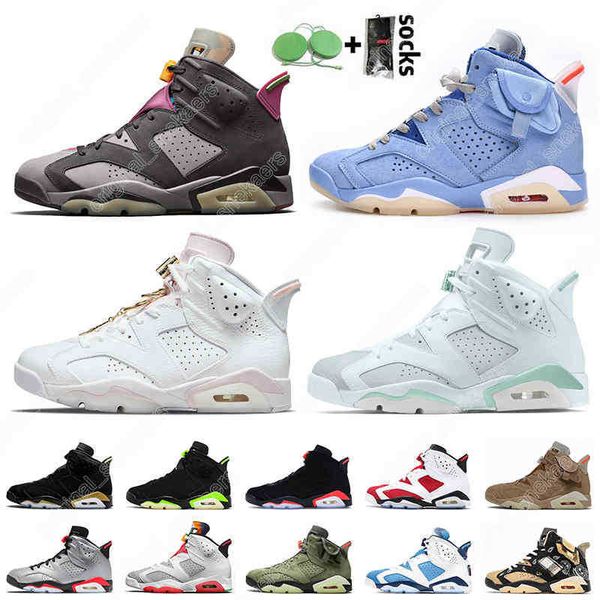 

6s mens basketball shoes 6 womens fashion sneakers bordeaux tiffany blue khaki