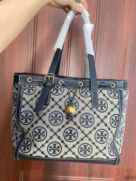 

designer bags torys classic handbags fashion women's bag jacquard embroidery tote high capacity handbag versatile shoulder