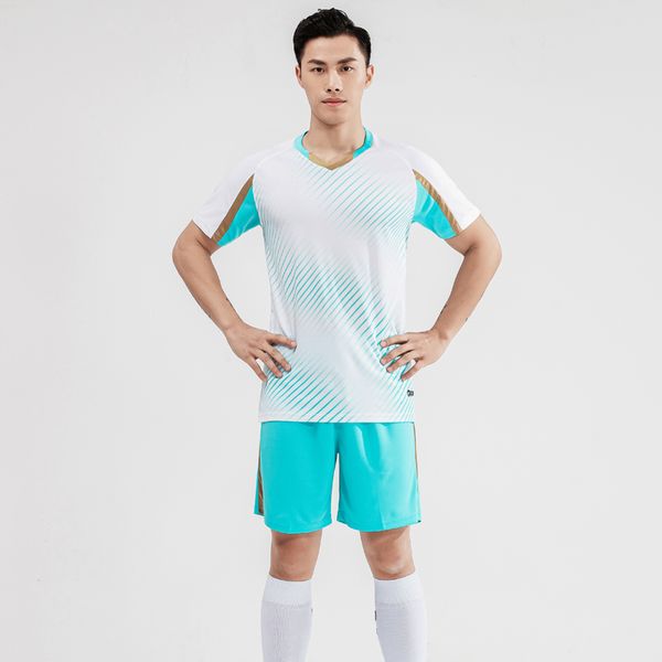

fan university league suit stripe breathable soccer jersey, Black
