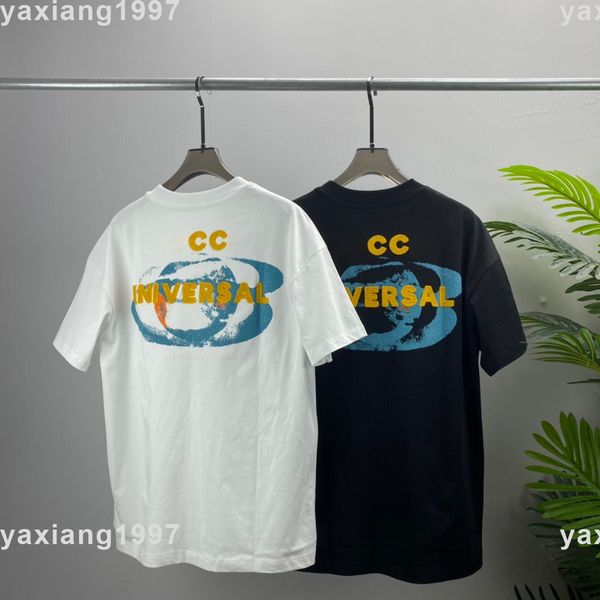 

2022ss spring and hoodie summer new sweatshirts shirt high jacket cotton printing short pants sleeve round neck panel t-shirt size s-m-l-xl-, Black;brown