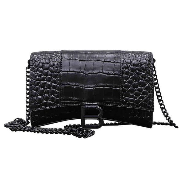 

bags designer balencigas handbags hourglass trend letter leather crocodiless chain cow one shoulder messenger wan
