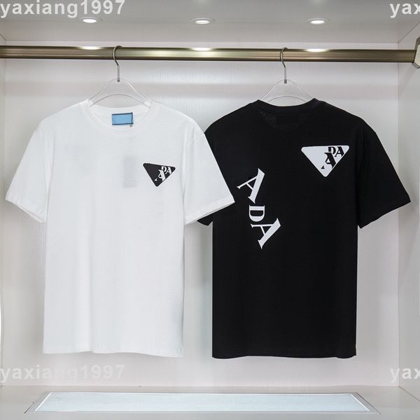 

2022ss spring and hoodie summer new sweatshirts shirt high jacket cotton printing short pants sleeve round neck panel t-shirt size s-m-l-xl-, Black;brown