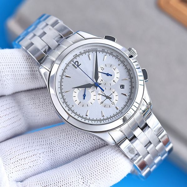 

watch automatic mechanical wristwatch business wristwatches stainless steel montre de luxe, Silver