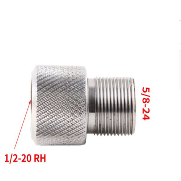 

stainless steel thread adapter 1/2-28 m14x1 m15x1 13.5x1 to 5/8-24