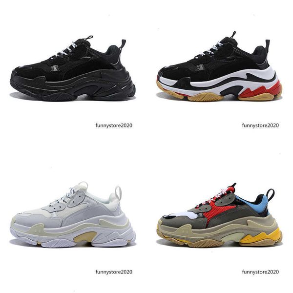 

hiking footwear triple s designer shoes for men women vintage black white bred pink 20fw luxury mens trainers big sole sports sneakers