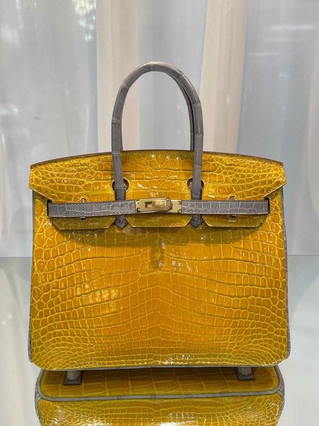 

designer luxurys women totes handbags handle h home capacity pocket genuine leather crocodile pattern gold hardware european and american de