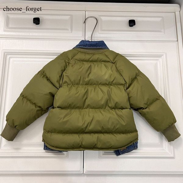 

baby down coat jacket bb designer hoodie winter hooded jackets jacquard embroidery zipper cardigan boys girls women, Blue;gray