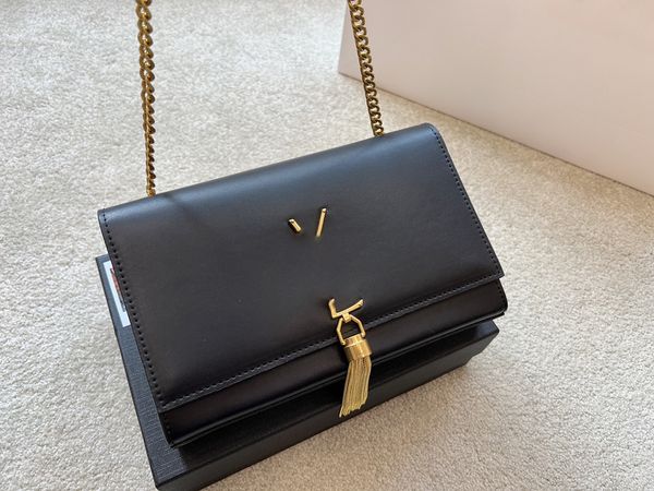 

shoulder bag luxury tote purse brand handbag message bags genuine leather cluth crossbody original 5a quality cattlehide kate 24cm gold chai