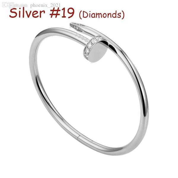 Silver # 19 (diamants bracelet à ongles)
