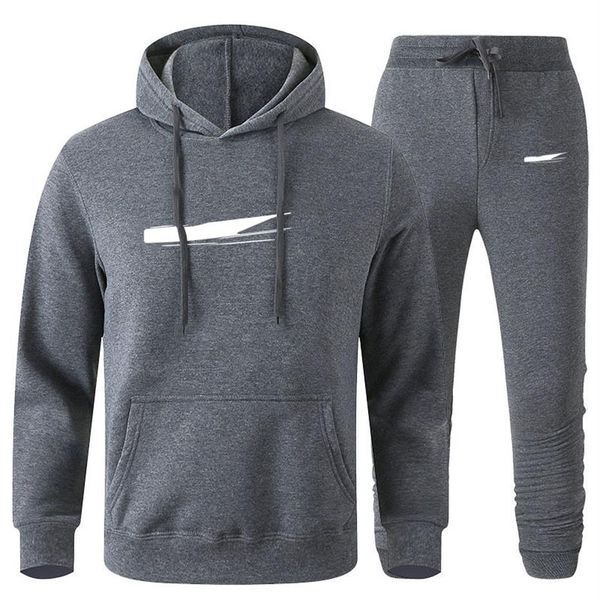 

coat designer tracksuit fashion mens clothing 2 piece set tech fleece hoodie pants sweatshirt basketball sportswear running suit 251n, Gray