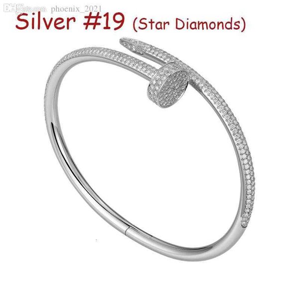Silver # 19 (diamants étoiles à ongles)