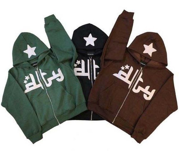 

women's hoodies vintage letter printed hoodies women personality trend casual hip-hop cardigan jacket new harajuku high street zipper s, Black