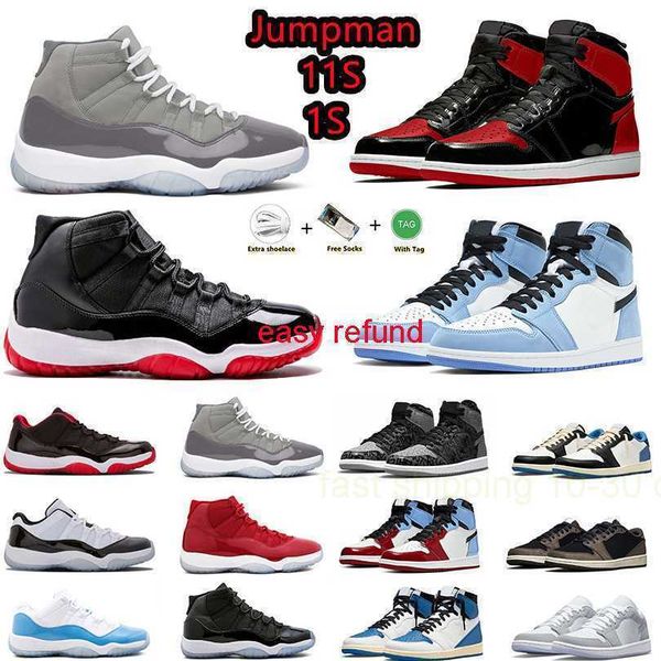 

easy refund basketball shoes sports sneakers women bred patent dark mocha fearless cool grey wolf grey gym red university blue jumpman 11 11