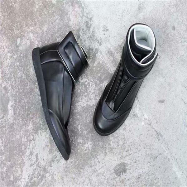 

2022designer new man sneaker box high luxury brand with casual shoes sport trainer mmm for men outdoor mens 38-46 flats jsjg, Black