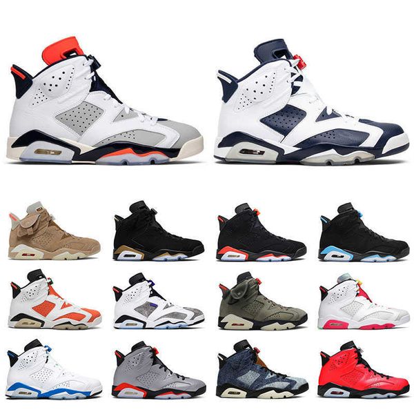 

basketball shoes sport sneakers mens trainer white flint gatorade british khaki outdoor jumpman 6 6s 2022