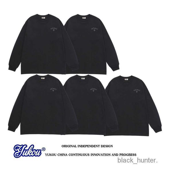 

undefeatedes designer men's hoodies sweatshirts fashion brand chest print small cross classic crew neck sweatshirt, Black