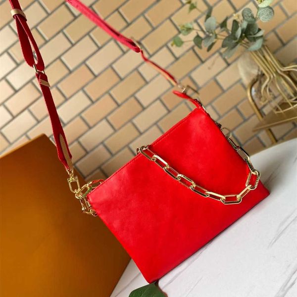 

bags messenger embossed puffy leather chain coussin pm strap purse