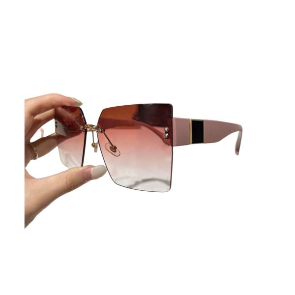 

sunglasses for woman designer sunglasses womans l rimless adumbral multicolor wrap glasses women man, White;black