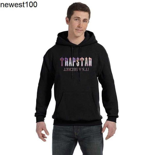

men's hoodies designer sweatshirts trendy brand men's trapstar bodysuit autumn oversize casual fashion pullover new, Black