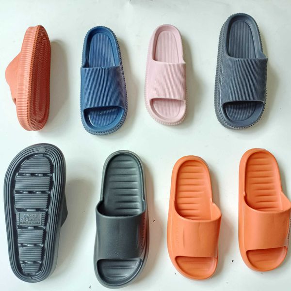 

slipper cool slippers girls rubber plastic home supermarket sale morning and night l221020, Black;grey