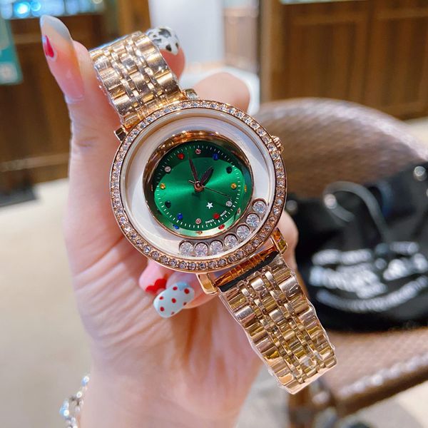 

luxury diamond womens watches brand stainless steel band 32mm lady watch crystal wristwatches for women birthday valentine's day christ, Slivery;golden