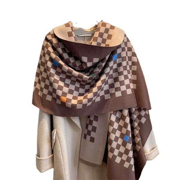 

scarves 2022 new fashion scarf for women evening drs party pashmina wool blend shawl open front poncho cape, Blue;gray