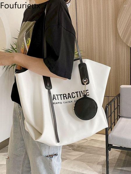 

waist bags foufurieux women handbag fashion versatile large capacity women's shoulder leather bag