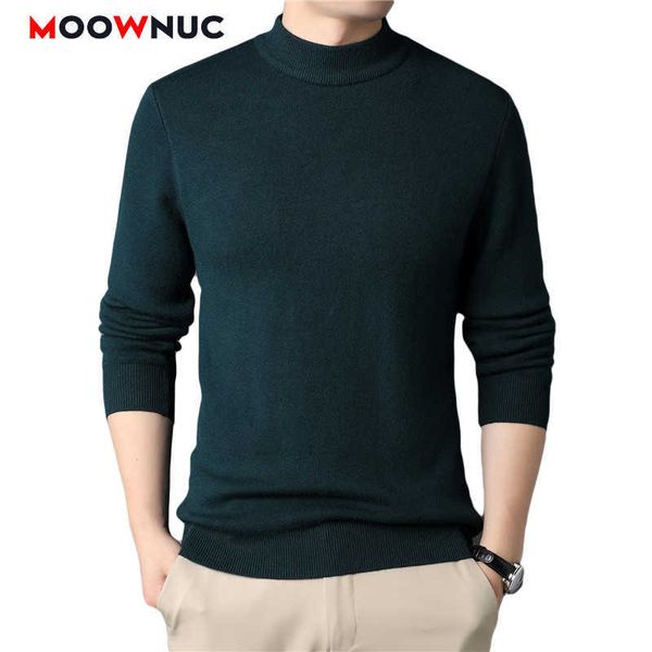 

men's sweaters men fashion sweater 2022 autumn spring new turtleneck pullover solid color thick and warm bottoming male brand clothes, White;black