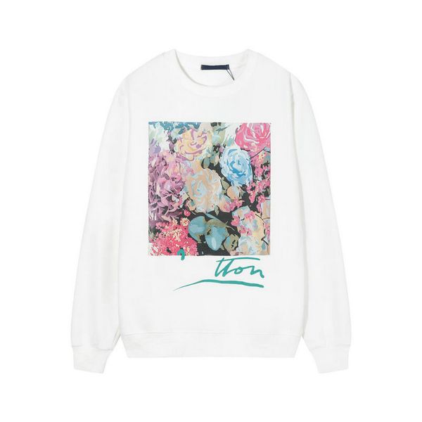

22ss designer men's hoodies designer hoodie luxury sweatshirts hand-painted ink painting print jumpers pullover long sleeve hoody casua, Black