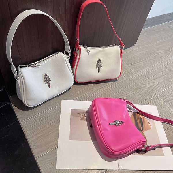 

fashion designer clutch bag dinner girl's cross sword croissant chicken piece design shoulder portable underarm purses ladies handbags