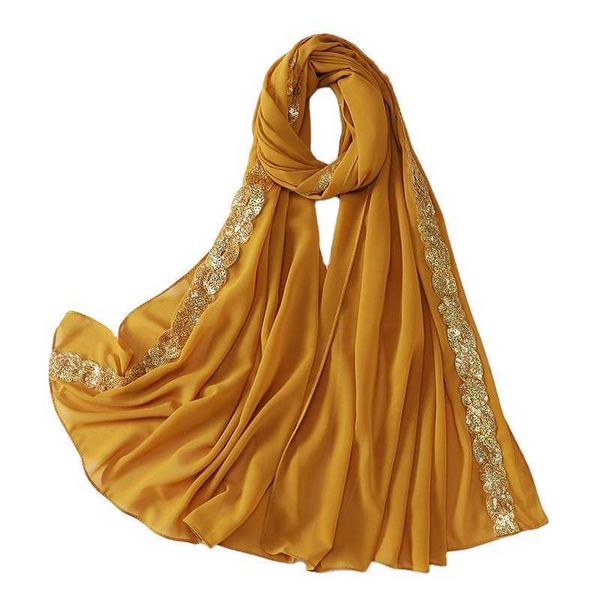 

scarves chiffon embroidery lace wrap sequin scarf for ladi, Blue;gray