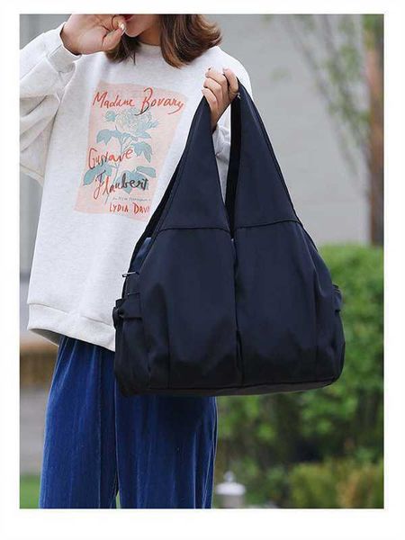 

girl fitness women gym bag nylon one shoulder outdoor yoga storage bag large cap