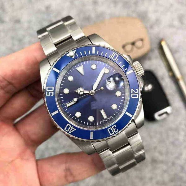

aaaaa eta2836 automatic machinery stainless mechanical ceramics watches 40mm full mens automatic steel gliding clasp swim wristwatches sapph, Slivery;brown