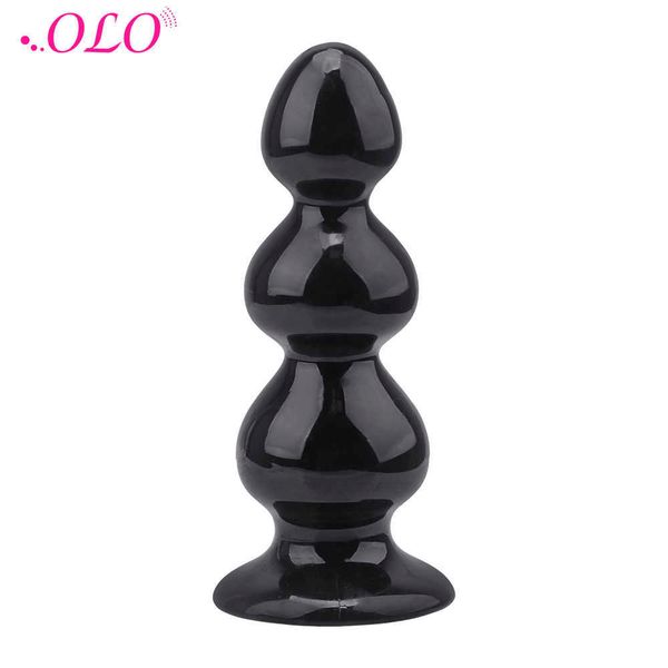 

beauty items olo couple toys butt plugs anal plug big beads huge size prostate massager anus stimulator for man woman