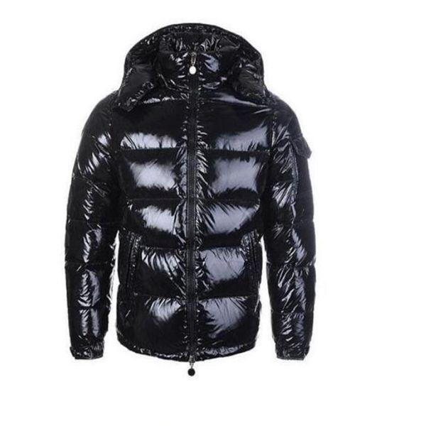 

mens jacket parka men women classic casual down jacket coats mens outdoor warm feather winter jacket297p, Black