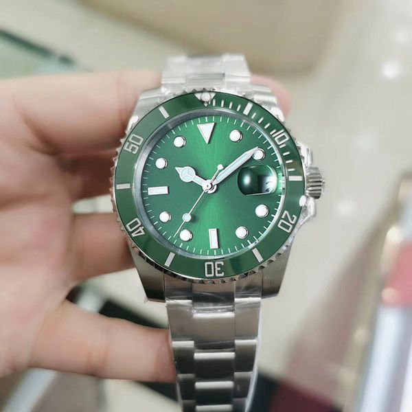 

roles watches movement 2813 waterproof 40mm automatic mechanical sapphire glass stainless steel 904l, Slivery;black