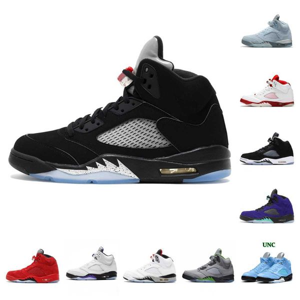 

luxury shoes raging red mens basketball 5s shoes jumpman 5 mens sneakers university blue hyper royal alternate grape sail white oreo dark bl