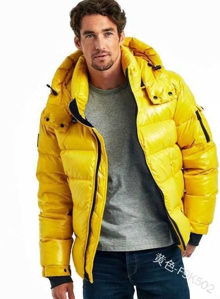 

men's down parkas 2022 new bright leather hooded fashion zippermen winter autumn cotton clothing thread cuff jacket parka warm t221006, Black