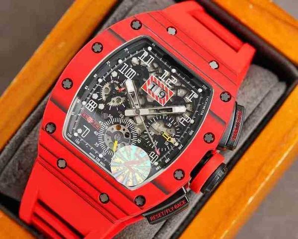 

rm11 brand watch carbon fiber men's fully automatic mechanical waterproof