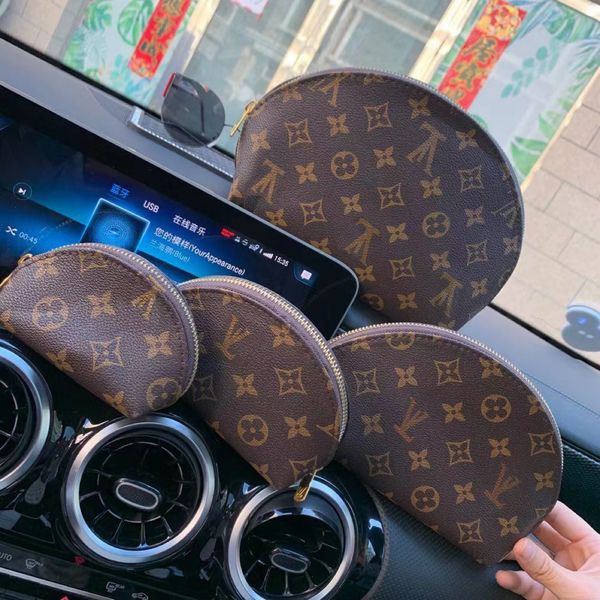 

key bag 4-piece set designer fashion lady men's ring credit card cardholder coin wallet luxury mini leather bags cosmetic bags cases