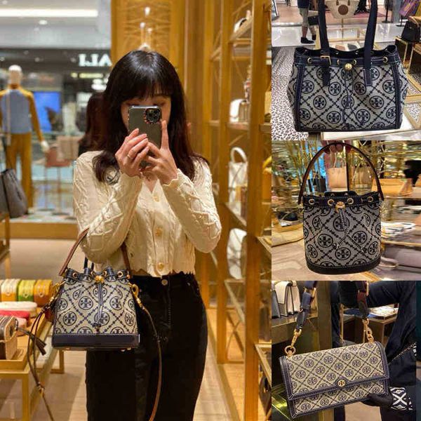 

designer torys bags crossbody handbags women's bag small light old flower bucket tot pillow 2022 popular messenger single shoulder1sqm