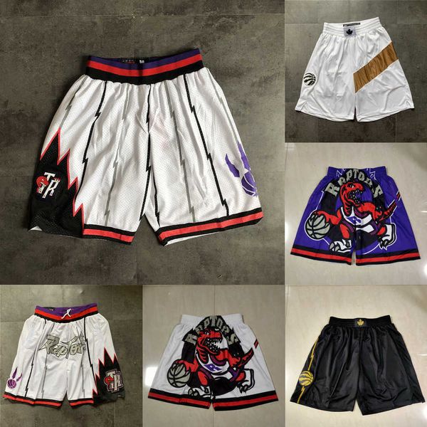 

basketball shorts pocket toronto''raptors''men throwback red white, Black